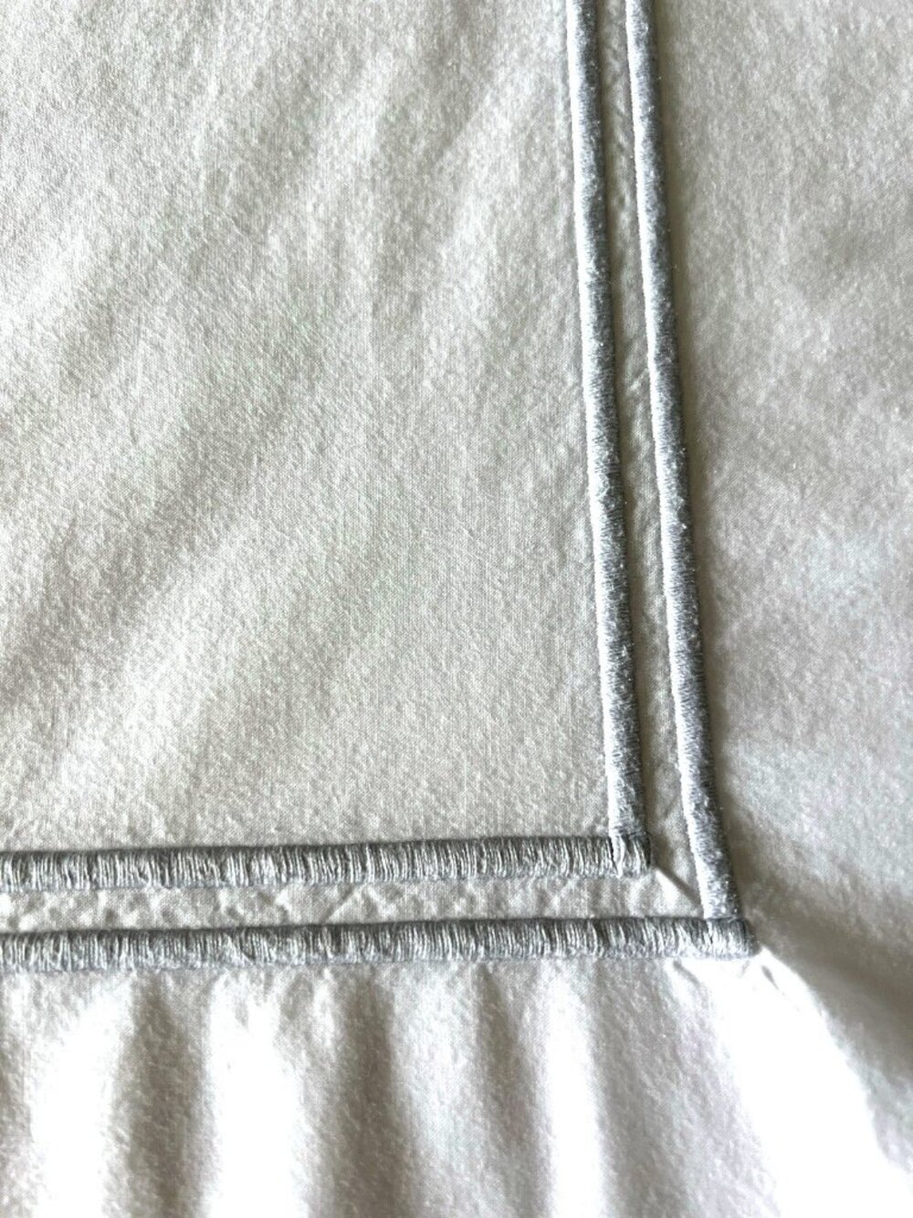 RESTORATION HARDWARE Twin White 100% Cotton Duvet Cover Baby Child Made in Italy